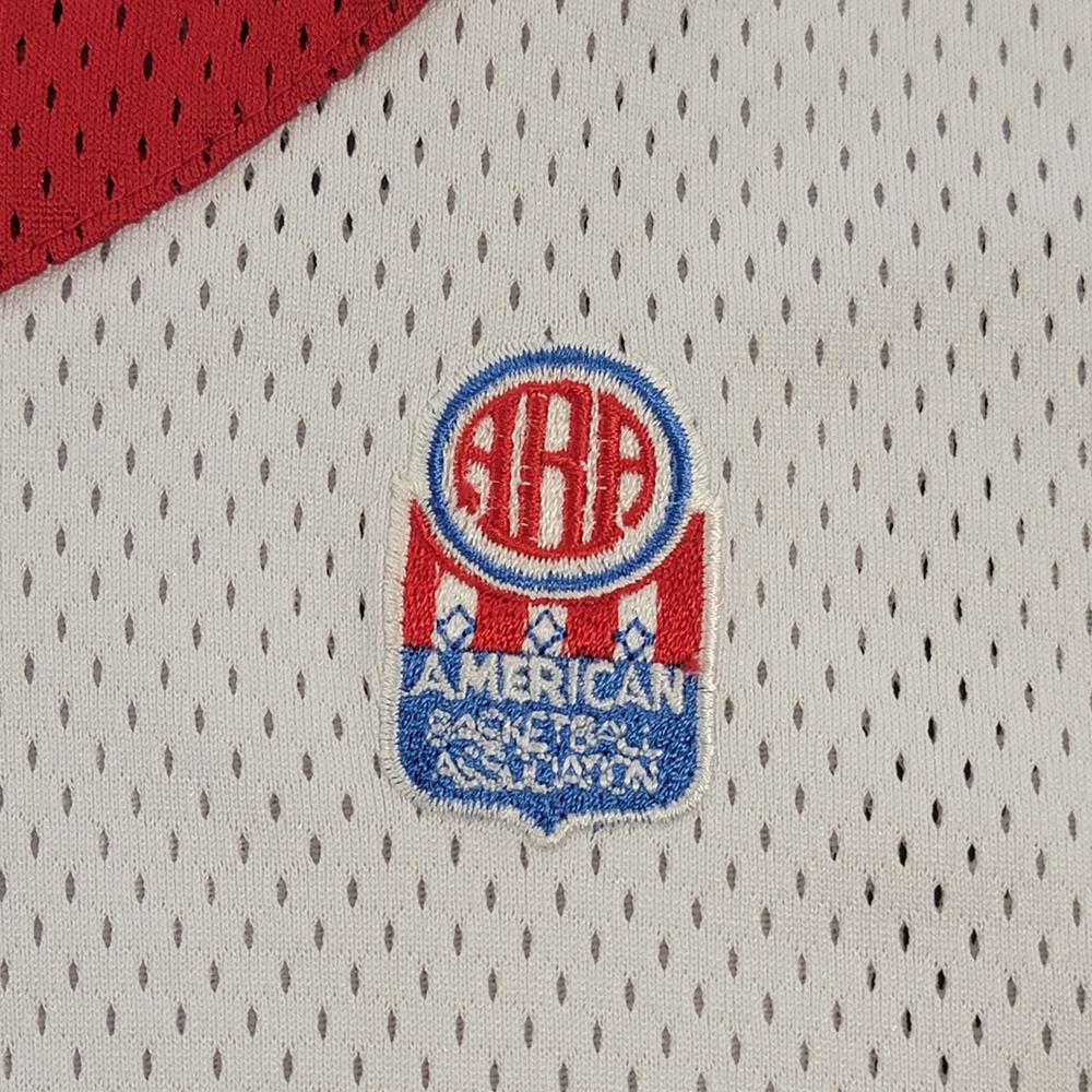 Vintage FUBU Athletic NY Nets ABA‎ Hardwood Classics Mesh Jersey Men's XL White - Picture 7 of 12